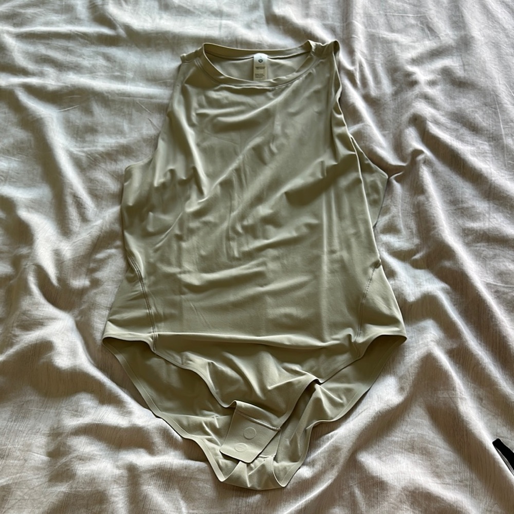 Lululemon Beige Sleeveless Bodysuit